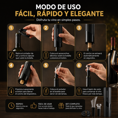 Destapador Eléctrico Recargable