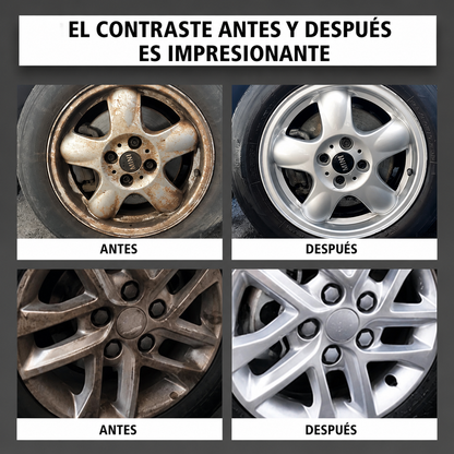 Limpiador de óxido para automóviles