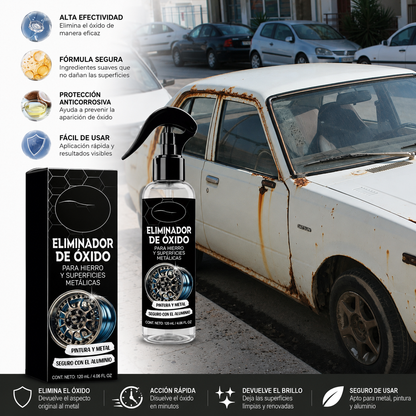 Limpiador de óxido para automóviles