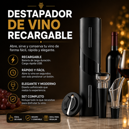 Destapador Eléctrico Recargable