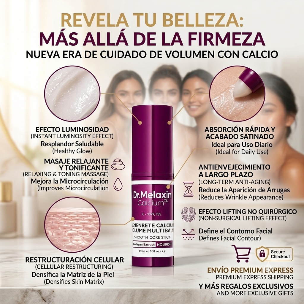 Dr. Melaxin Barra de Colágeno Anti-Arrugas Suaviza Líneas Finas y Expresión